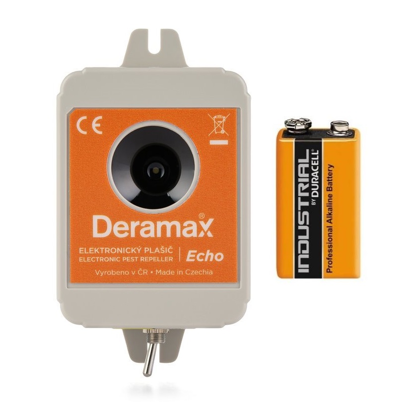 Deramax Echo - Ultrazvukový odpuzovač netopýrů s baterií